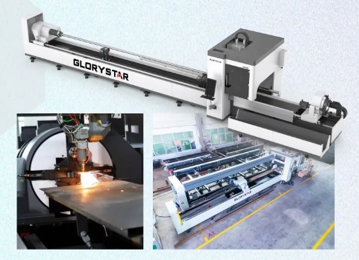 力星激光ns-6024hg三卡盘激光切管机比肩某快，风靡全球！