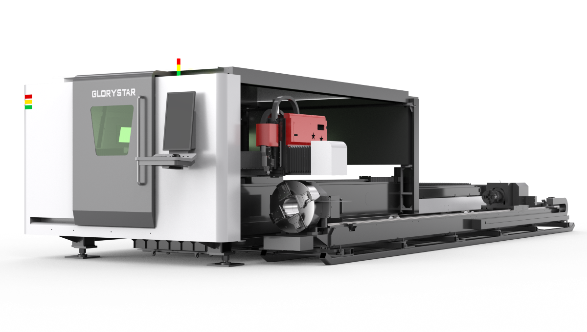 gs 全防护板管一体激光切割机